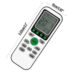 KH866 back with battery compartment open for easy battery replacement