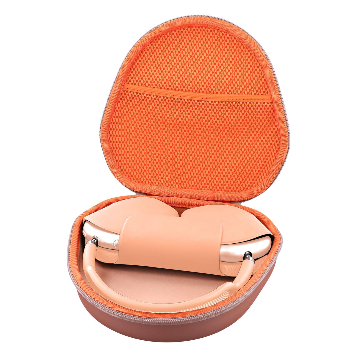 Khanka AirPods Max case top view keeps cables organized and protected
