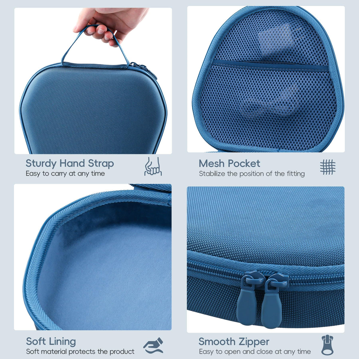 Khanka AirPods Max case velvet lining cushions against impacts