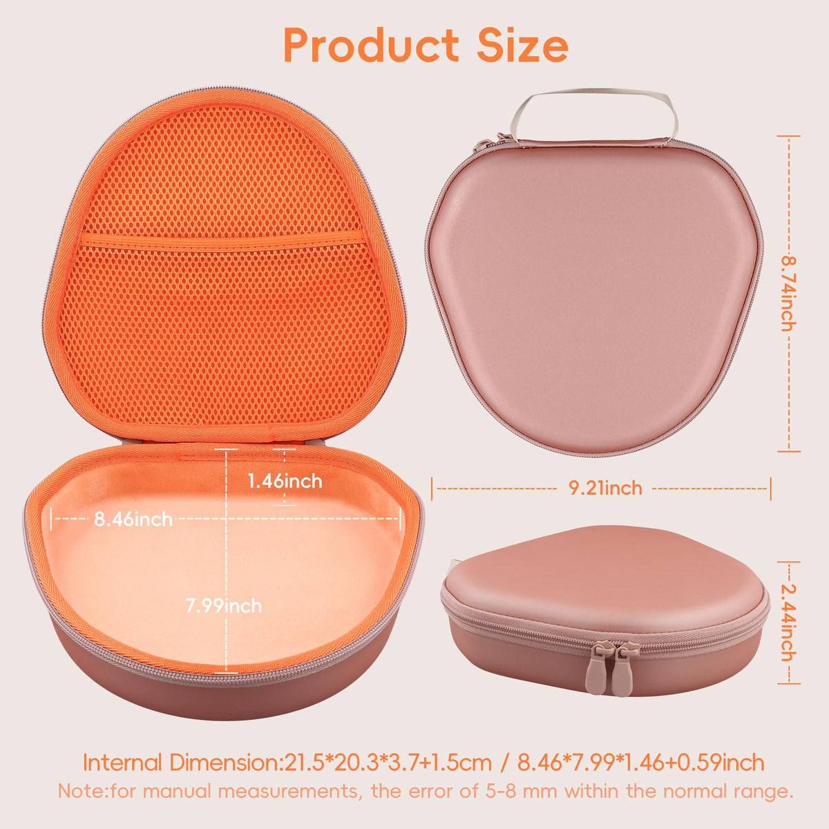 Khanka AirPods Max case waterproof design keeps the interior dry
