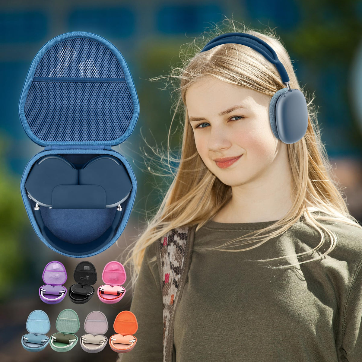 Khanka AirPods Max case waterproof protection against splashes