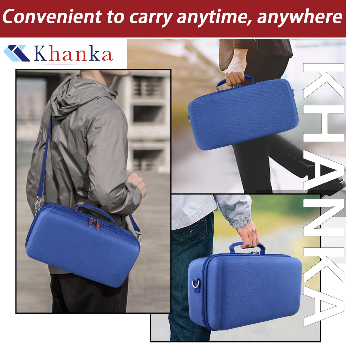 Khanka Bose SoundLink Max case hard shell provides shock and dust protection