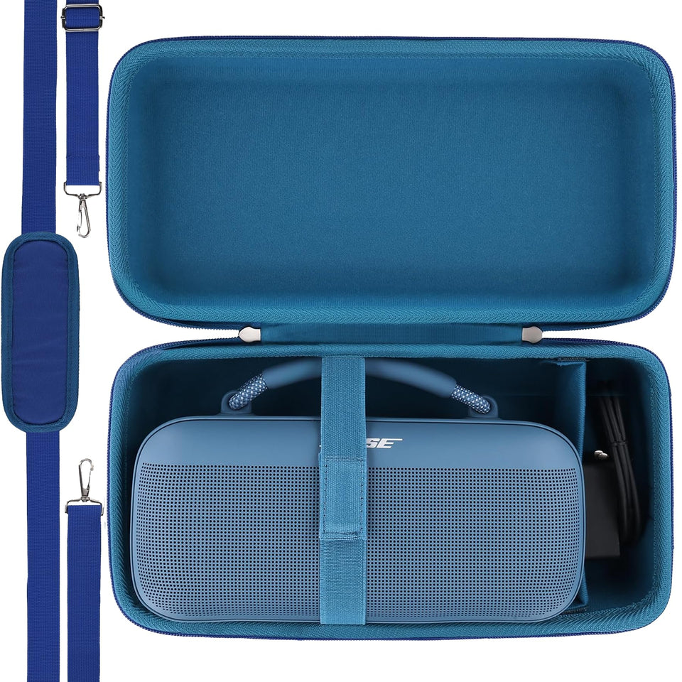 Khanka Bose SoundLink Max case exterior view shows compact protection for travel