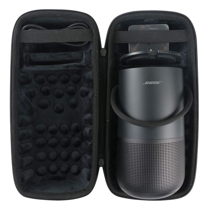 khanka hard case front view showing protective shell and sleek triple-black finish