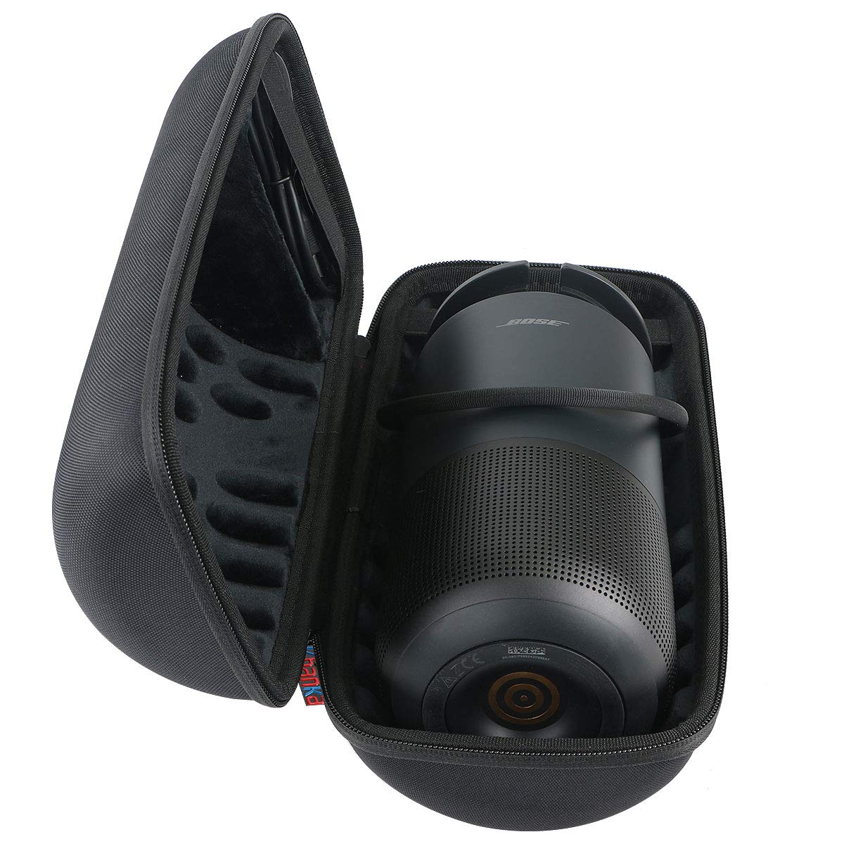 khanka hard case side view with hand strap for easy carrying benefit