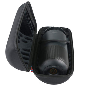 khanka hard case side view with hand strap for easy carrying benefit