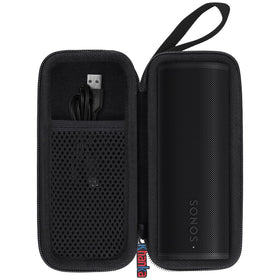 Khanka hard travel case exterior shell protecting Sonos Roam case during transport