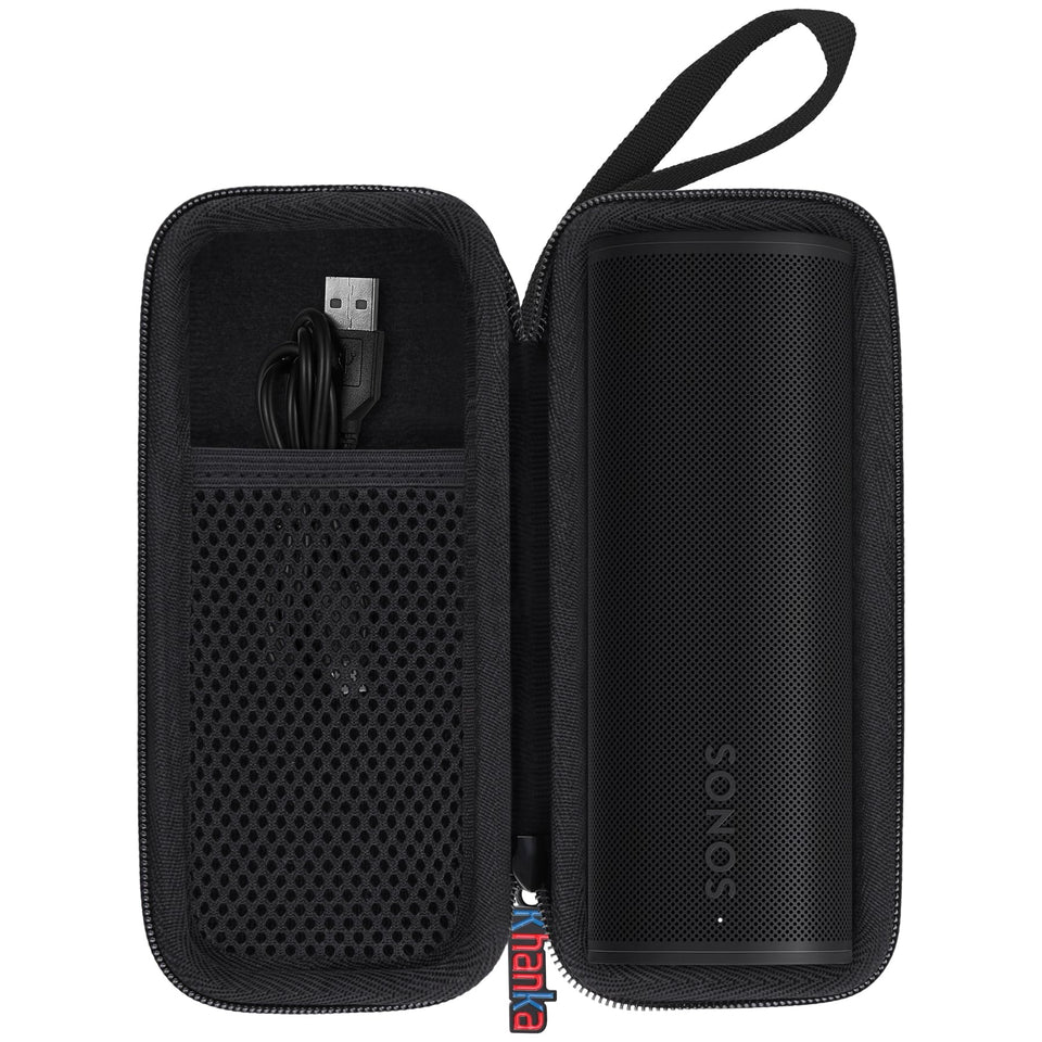 Khanka hard travel case exterior shell protecting Sonos Roam case during transport