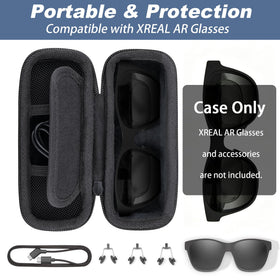Khanka XREAL case made of EVA material cushions glasses on the go