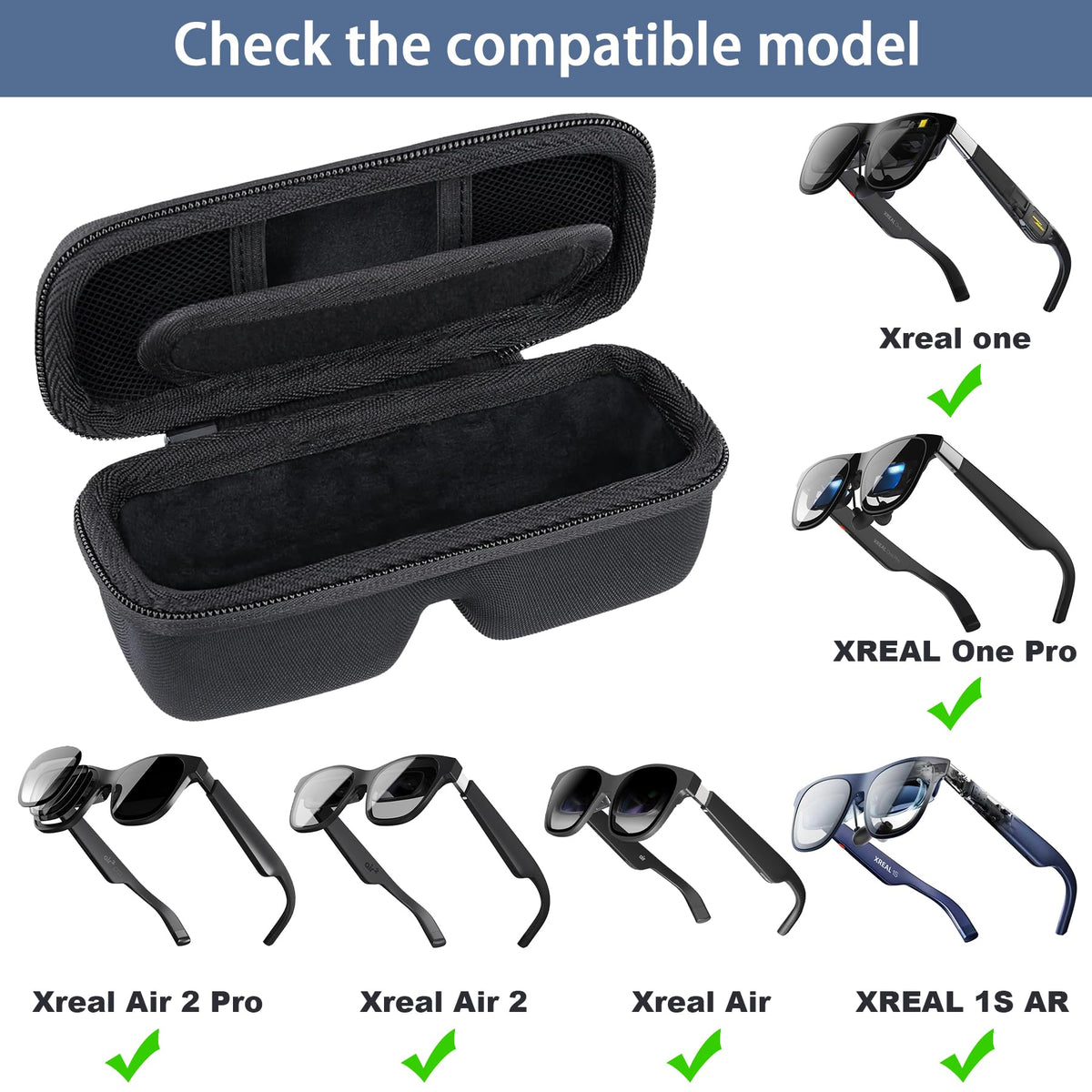 Rope-hanging design on Khanka XREAL case for easy outdoor access