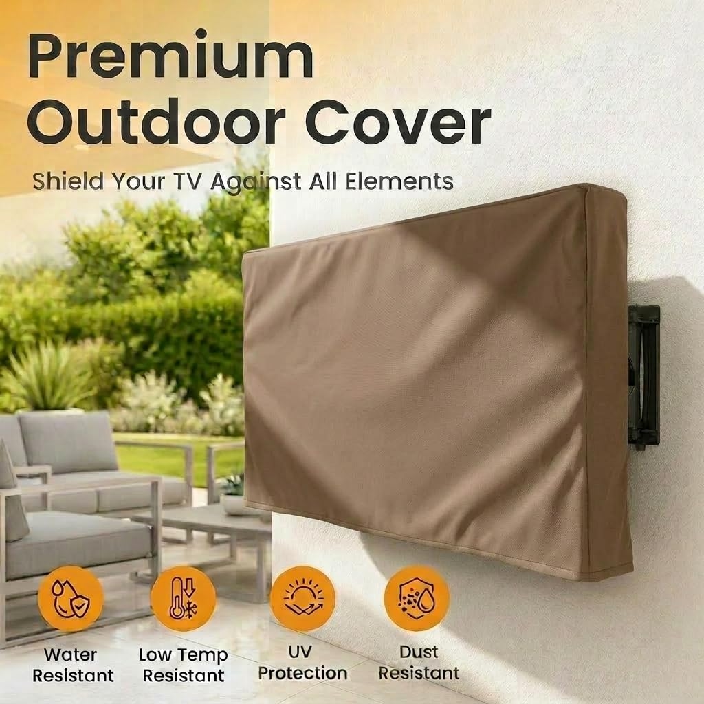 Designed to fit most mounts with KHOMO GEAR outdoor TV cover