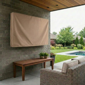 KHOMO GEAR TV cover with remote pocket keeps controls dry and accessible.