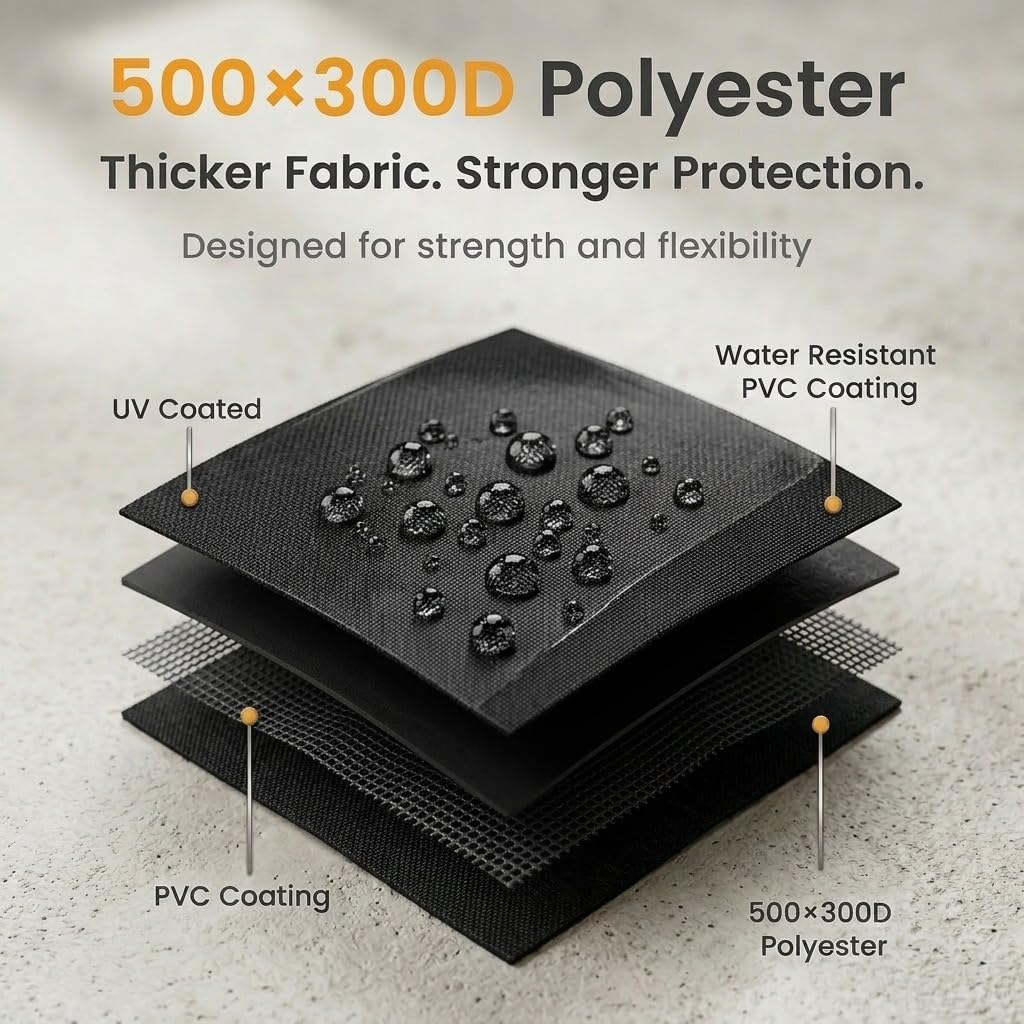 KHOMO GEAR Panther cover blocks dust and insects while staying flexible