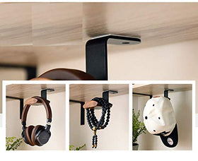 KiaoTime hanger with headphones hanging, protects headband and prevents bending
