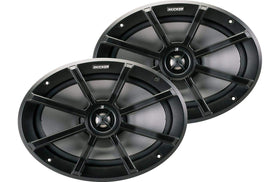 KICKER 40PS692 powersports 6x9 left view, rugged weather resistance for outdoor rides.