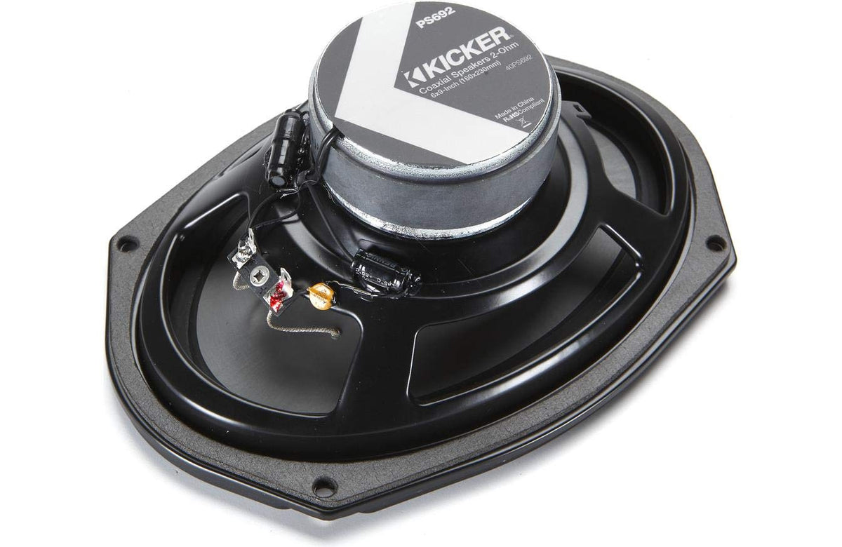 KICKER 40PS692 weather-resistant powersports design, ready for rugged outdoor use.