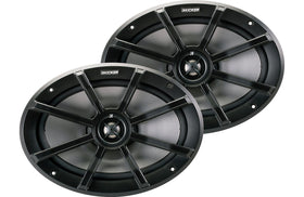 KICKER 40PS694 6x9 front view of powersports speaker for bikes and ATVs