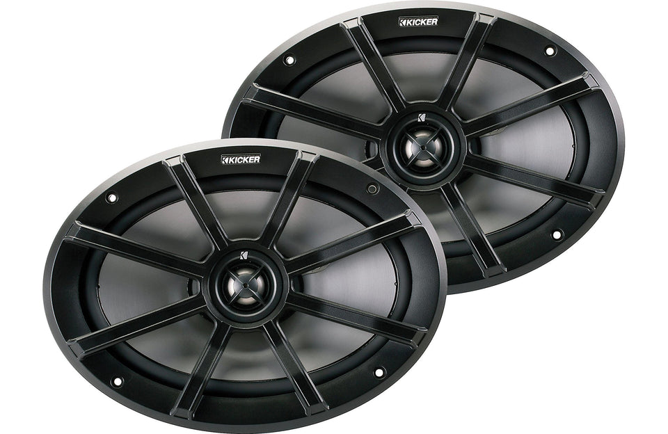 KICKER 40PS694 6x9 front view of powersports speaker for bikes and ATVs