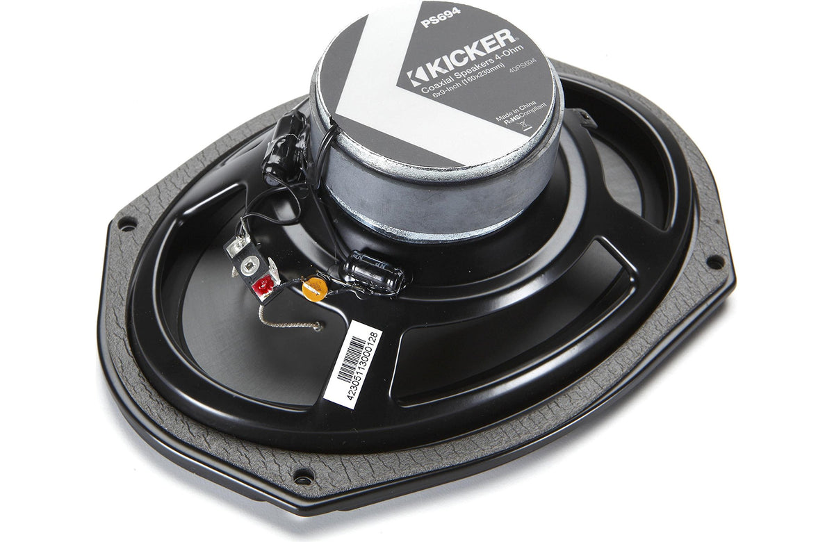 KICKER 40PS694 6x9 weatherproof housing built for rain, dust, and spray