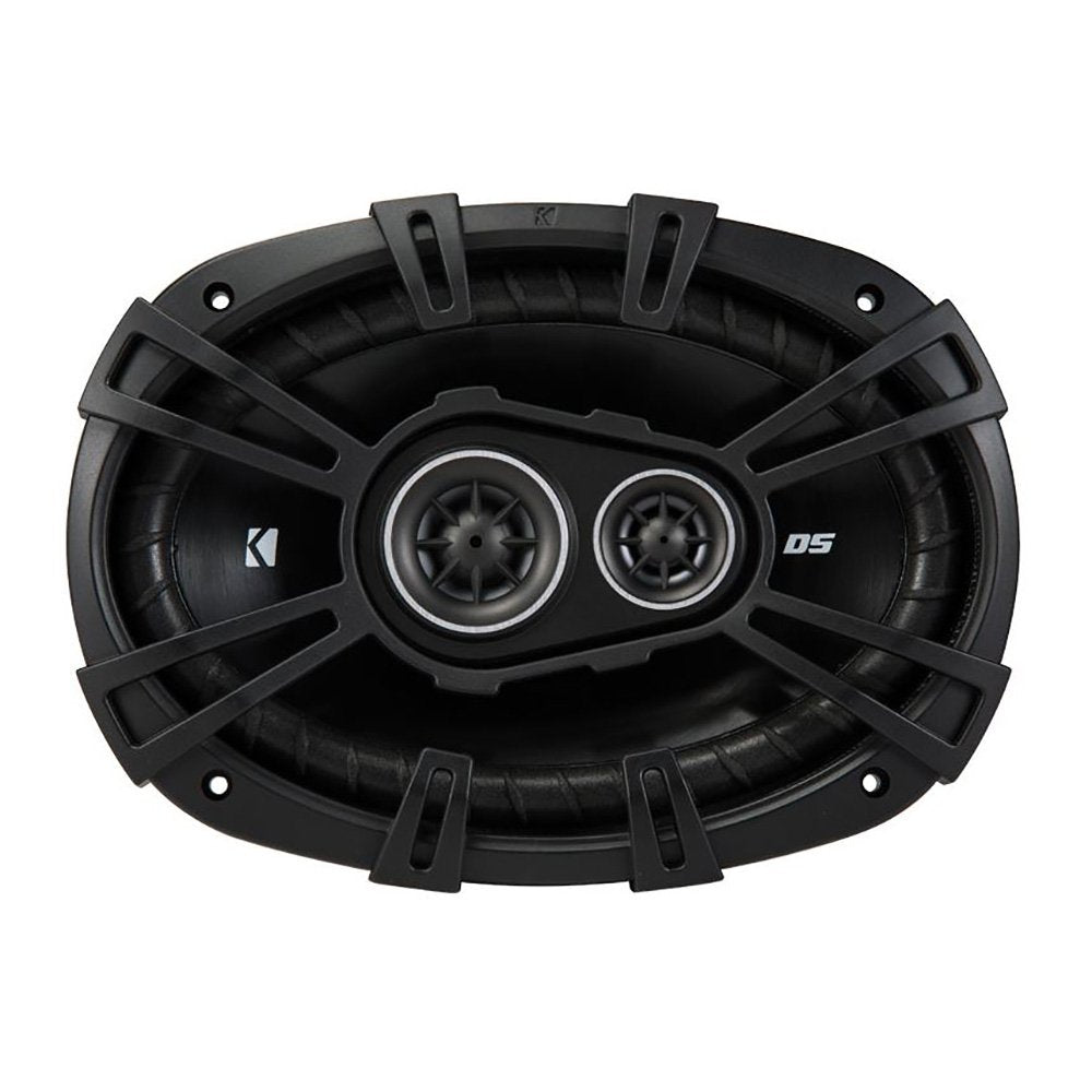 KICKER 43DSC6504 6.5-inch front view highlights compact 2-way design.