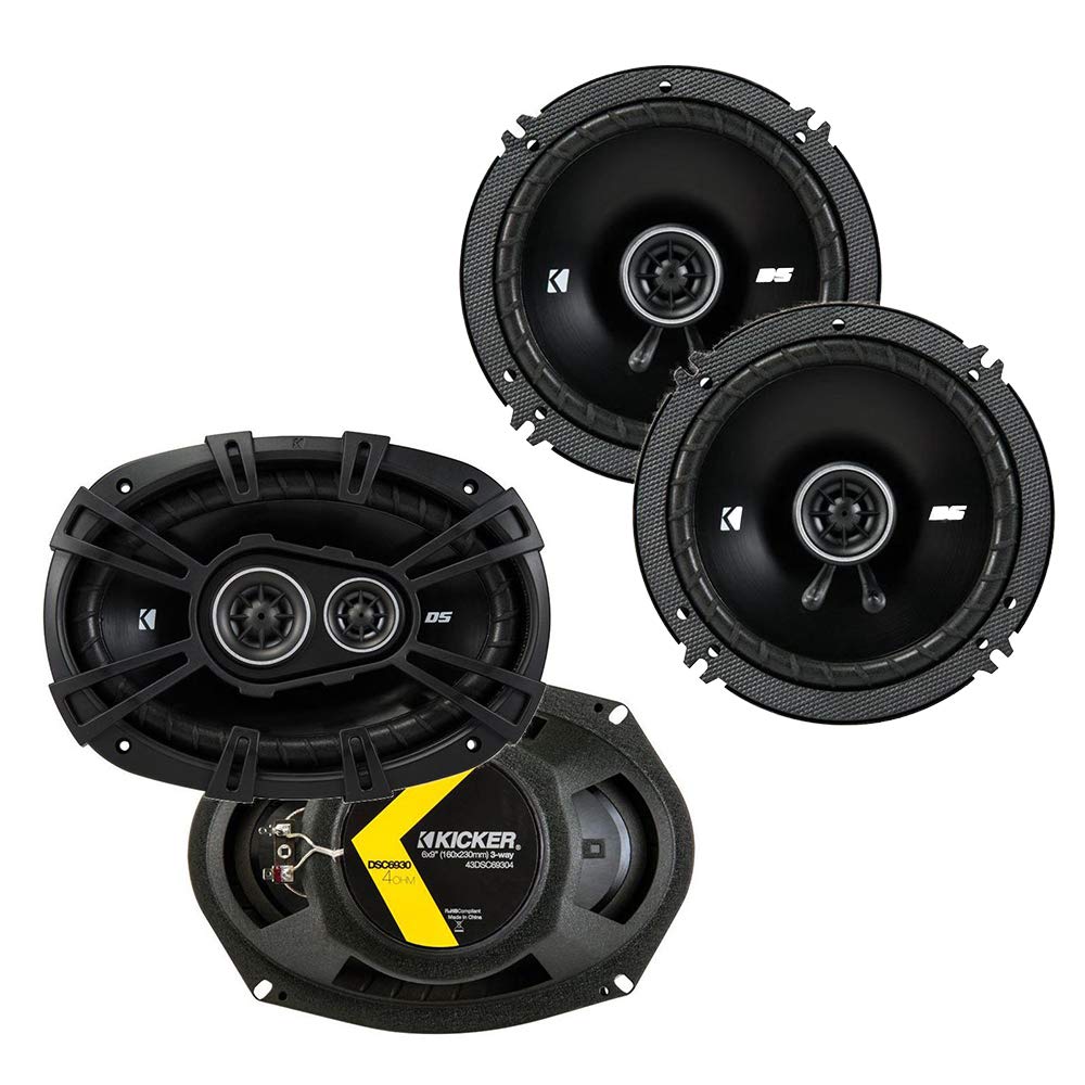 KICKER 43DSC69304 6x9 front view showing rugged D Series construction for high power.