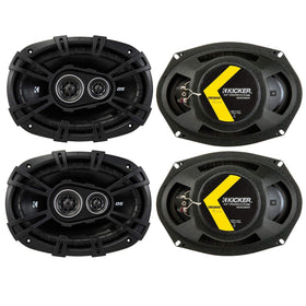 KICKER 43DSC69304DS 6x9 inch woofer for rich bass on daily driving.