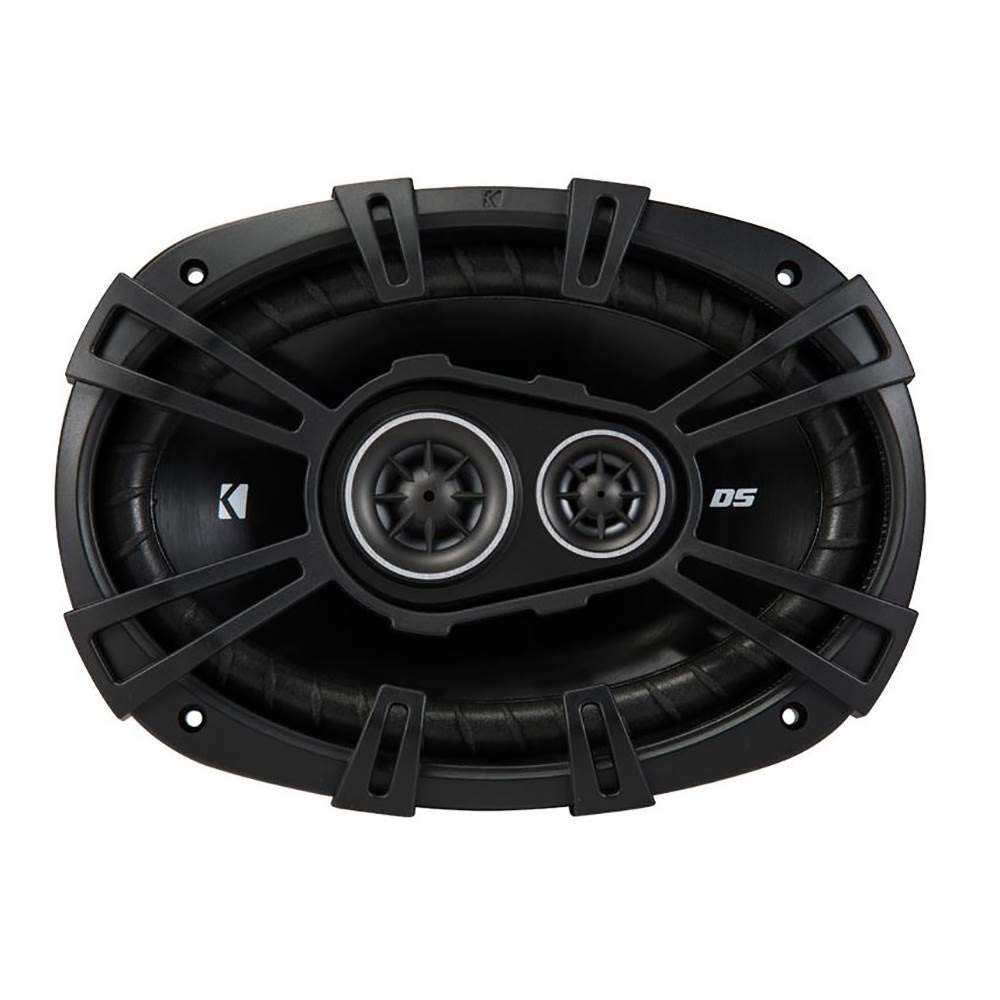 KICKER 43DSC69304DS 1/2 inch dome tweeter adds crisp highs.