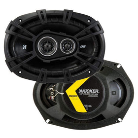 KICKER 43DSC69304DS 2 inch midrange clarifies vocals during commutes.