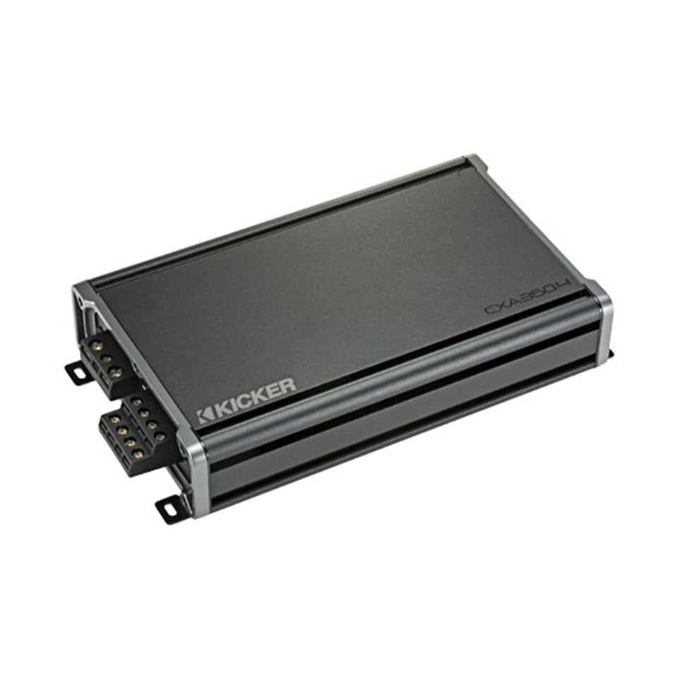 KICKER 46CXA3604 front view for dashboard-ready installation