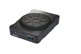 KICKER Hideaway HS10 inputs support factory or aftermarket head units