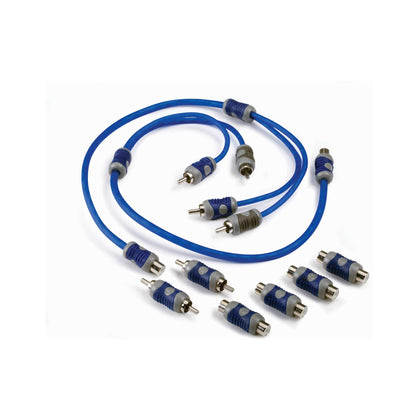 KICKER 46KIYFM Y-series interconnect with RCA adapters for clean car audio signal