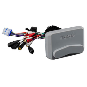 KICKER 46KMC4 color LCD screen delivering clear track info in bright light