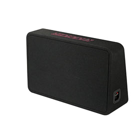 KICKER 46TL7T122 cone closeup highlighting robust 12-inch woofer for deep bass