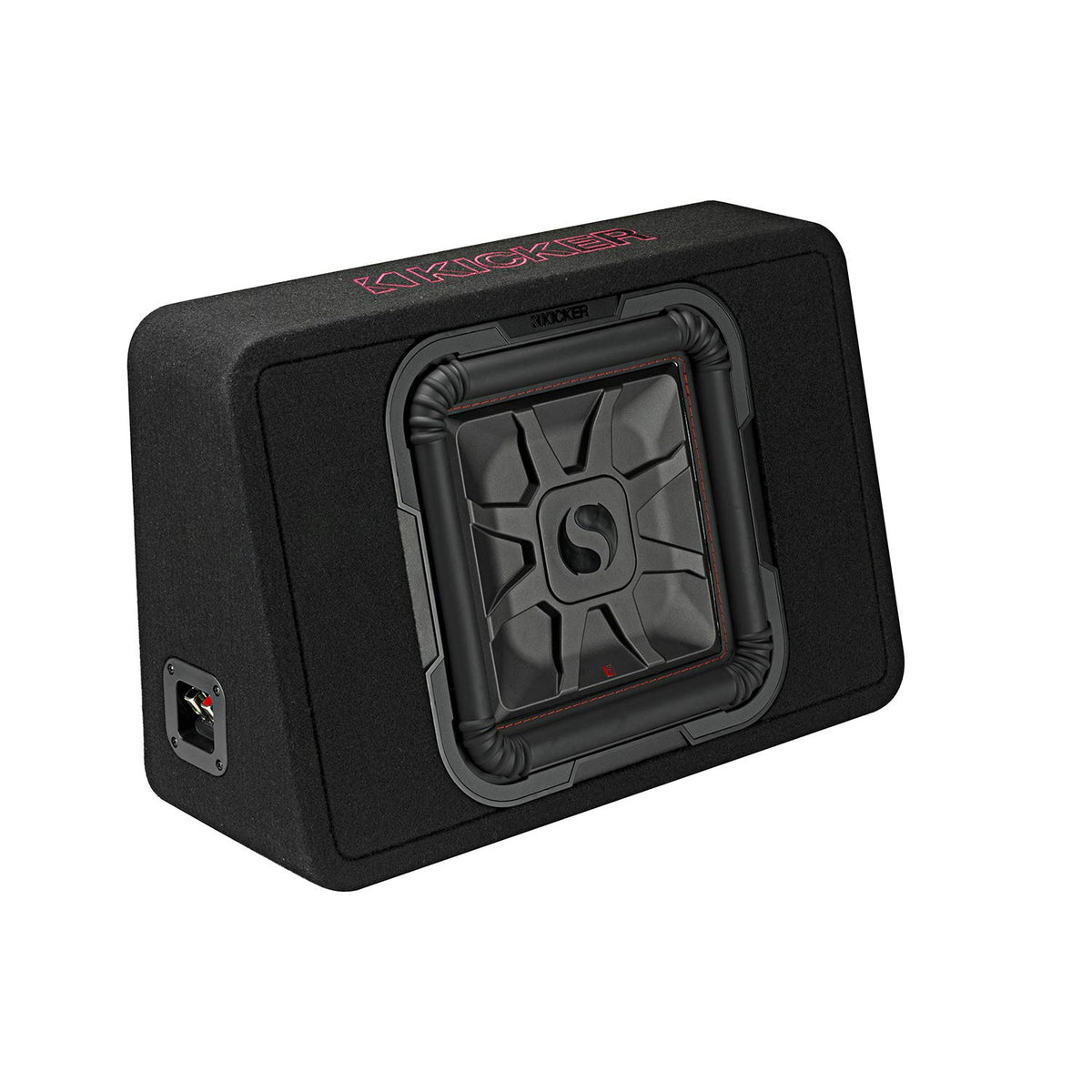 KICKER 46TL7T122 front view showing the slim profile for tight spaces