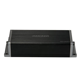 KICKER 47KEY2004 front panel highlights boosted clarity and clean power for your car sound