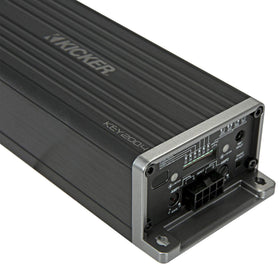 KICKER 47KEY2004 installation scene demonstrates easy wiring and tuning potential