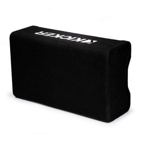 KICKER 48CDF104 Comp 10-inch subwoofer with perimeter venting enhances cooling and performance.