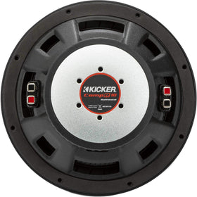 KICKER CompR 2ohm DVC design enabling flexible wiring for boosted bass in cars