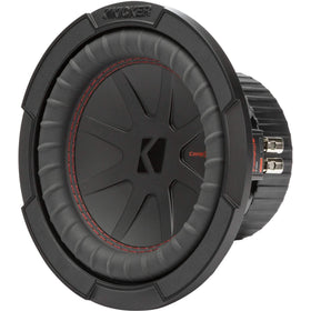 KICKER 48CWR82 dual 2-ohm voice coils enable flexible wiring.