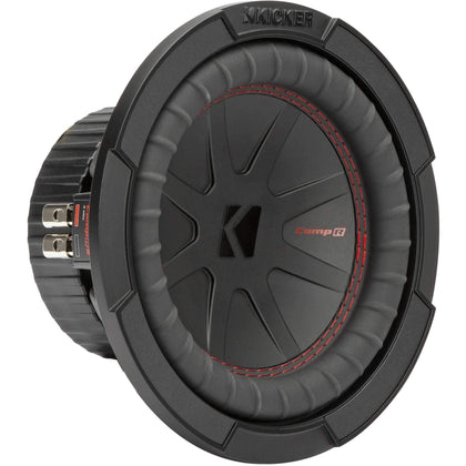 KICKER 48CWR82 magnet focus demonstrates strong, precise bass performance.
