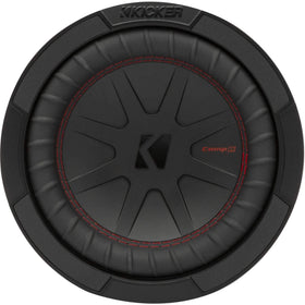 KICKER 48CWR82 polypropylene cone with Santoprene surround for solid response.