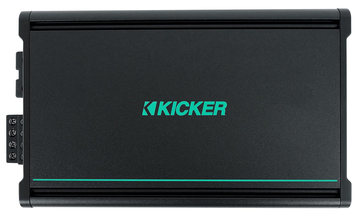 KICKER 48KMA6004 marine installation mounted on a boat bulkhead