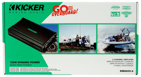 KICKER 48KMA6004 compact dimensions for marine installs