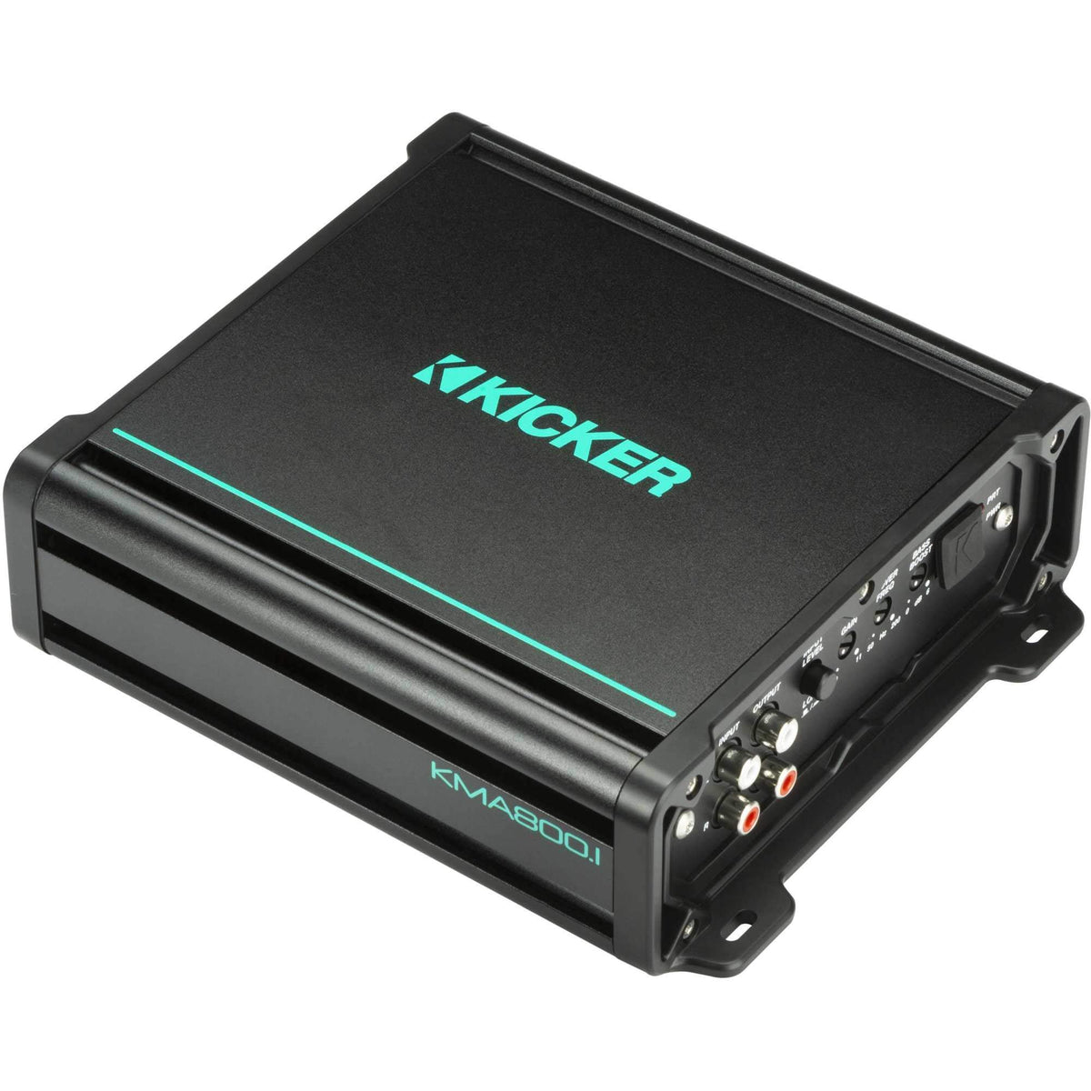 KICKER 48KMA8001 weatherproof body demonstrates durability in challenging automotive environments.
