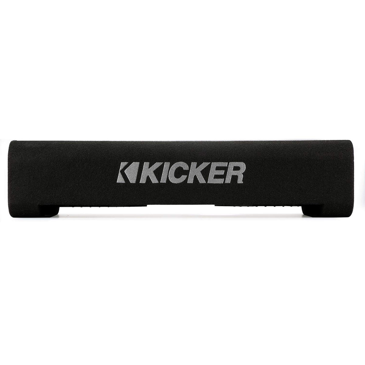 KICKER 48TRTP82 trunk installation idea for tight spaces.