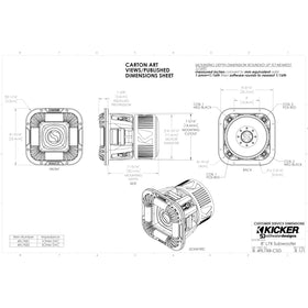 KICKER 49L7X82 SoloX L7X subwoofer for car audio upgrades with deep, controlled bass.