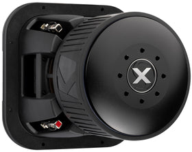 KICKER 49L7X82 SoloX L7X dual-spider suspension yields controlled, stable bass.