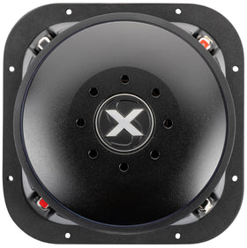 KICKER 49L7X82 SoloX L7X 2.5-inch aluminum voice coil former improves heat dissipation.