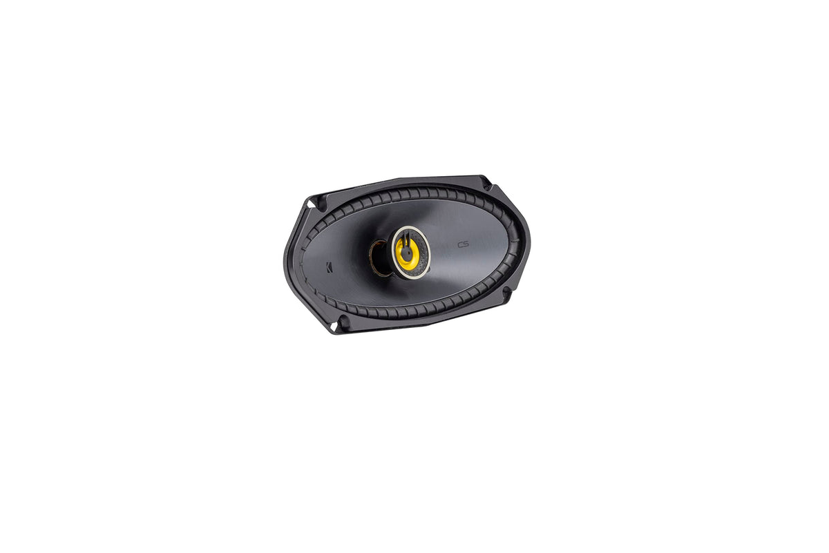 KICKER zero-protrusion tweeter detail demonstrating shallow fit benefit