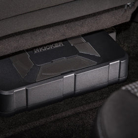 KICKER 51HS8 Hideaway CES-award-winning design showcases innovation.